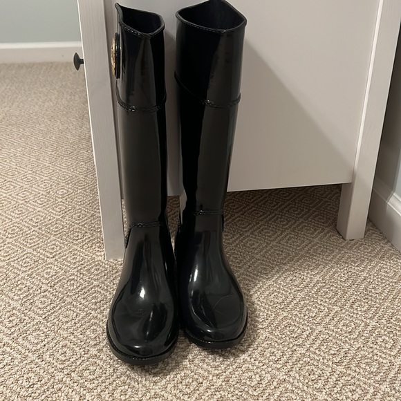 Michael Kors Black Rainboots NEVER WORN!! - Picture 2 of 4